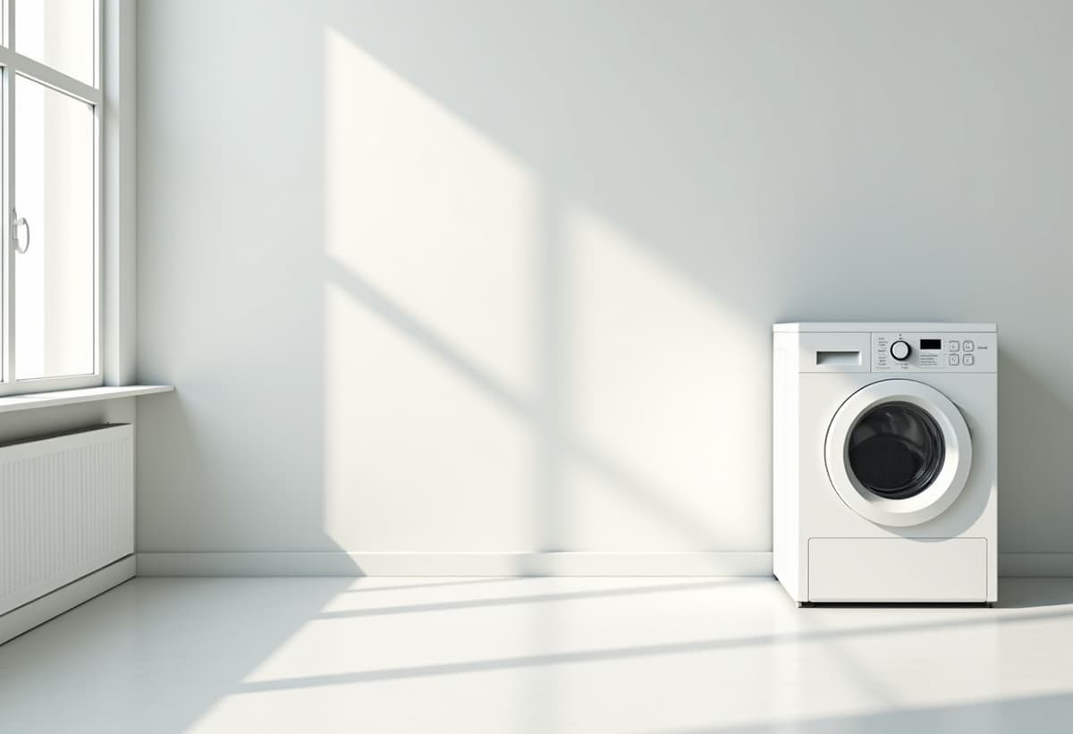 technician repairing a dryer