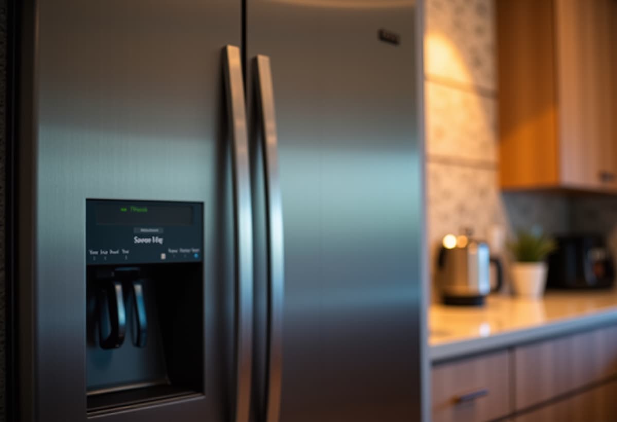 experienced appliance technician performing refrigerator repair in folsom california