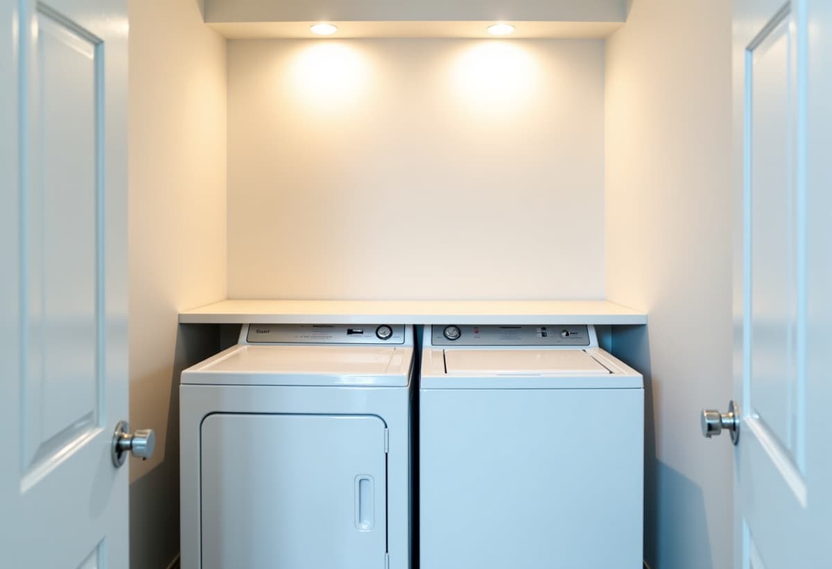 technician repairing washing machine