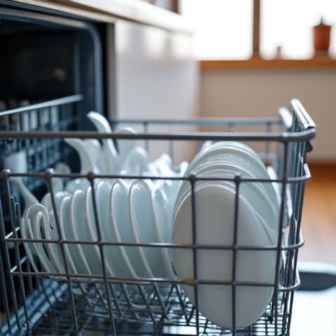 Dishwasher drain unclogging in Natomas Riverside area: A technician successfully clearing a clogged dishwasher drain, ensuring proper functionality and preventing unpleasant odors.