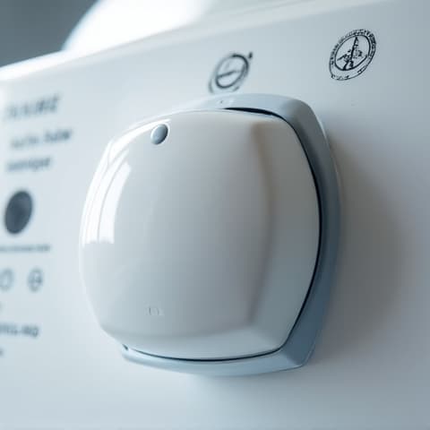 Before image of a washing machine door seal laden with mildew and mold, a common problem in Elk Grove zip code 95624, affecting hygiene and machine performance. The affected area is discolored and visibly dirty.