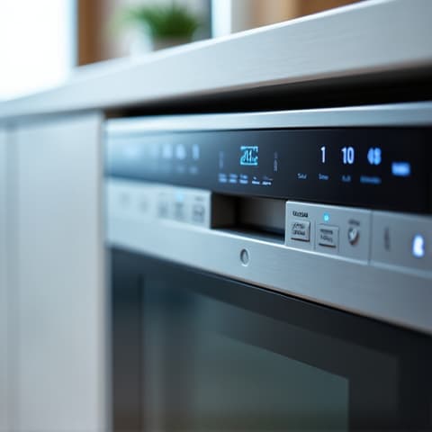Fair Oaks Sub-Zero dishwasher sensor calibration during repair. An expert technician in Fair Oaks is performing precise sensor calibration on a Sub-Zero dishwasher, a critical step to ensure accurate cycle execution and optimal cleaning results.