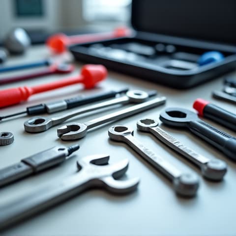 A professional repairing a gas dryer in a West Sacramento home
