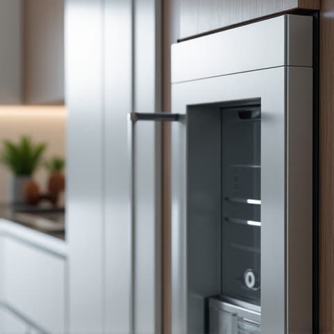 Integrated Refrigerator Repair in Carmichael, CA. Servicing a seamlessly integrated refrigerator unit, our expert ensures minimal disruption and maximum efficiency for a discerning Carmichael client.