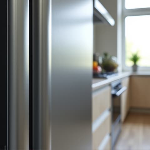LG Refrigerator Water Filter Replacement in Natomas Crossing. A close-up of a technician installing a new water filter in an LG refrigerator.