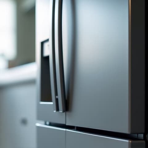 Luxury Appliance Compressor Replacement in Folsom. Detailed view of a technician replacing a compressor in a luxury appliance, highlighting the delicate and precise nature of high-end repairs.