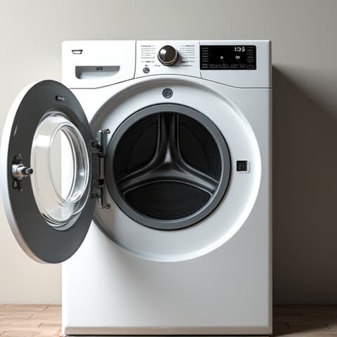 Luxury dryer repair technician attending to an appliance at a Citrus Heights home. Professional working on a high-end luxury dryer, showcasing precision and efficient repair services.