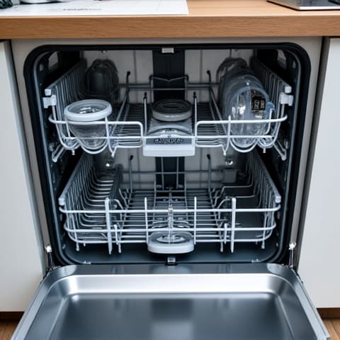 Miele dishwasher maintenance in Natomas Creek: A close-up of a Miele dishwasher control panel, demonstrating a technician troubleshooting an error code, reflecting precision and expertise.