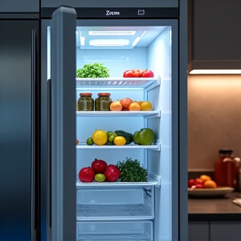 Sub-Zero Appliance Repair Detail in Orangevale. Close up of intricate repair work being performed on a Sub-Zero appliance, highlighting the expert handling of high-end brands using specialized tools.