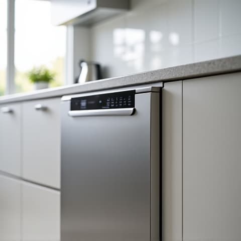 Bosch Dishwasher Installation in Folsom Hills. Professional installation of a new Bosch dishwasher, ensuring perfect fit and function for Folsom residents.