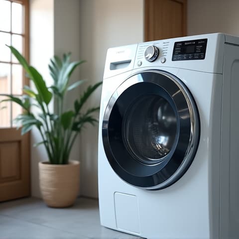 Rancho Cordova Appliance Repair Expert. A technician demonstrating expertise during a washer repair.