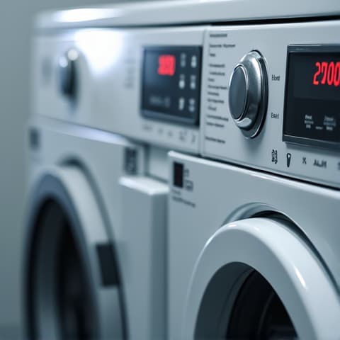 Residential electric dryer repair in Citrus Heights, prompt service. Close-up of a technician