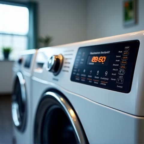 Appliance repair technician explaining repair options and warranty details to a satisfied client in Carmichael, emphasizing transparent service. Customer interaction.