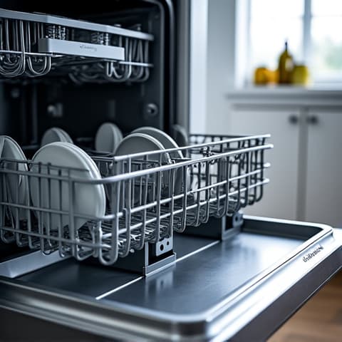 Thermador Dishwasher Tune-Up in Rancho Cordova City Center. Routine service on a Thermador dishwasher to ensure optimal performance.