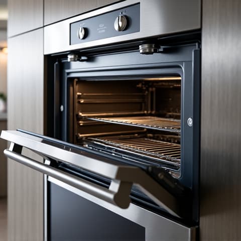 Thermador Oven Repair in an El Dorado Hills luxury kitchen. Specialized service for a sophisticated built-in oven, demonstrating meticulous care and precision in a high-end setting.