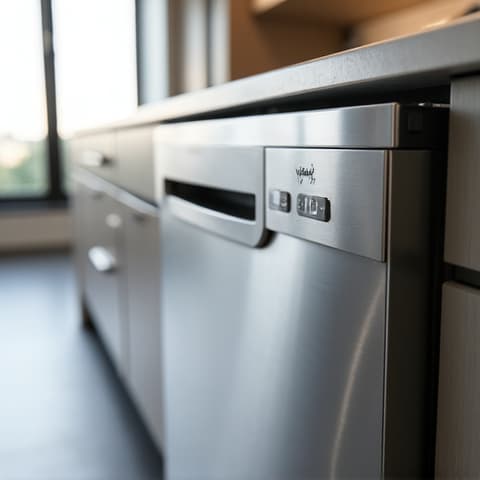 Viking Dishwasher Installation Elk Grove. Precision installation of a new Viking dishwasher in an Elk Grove residence.