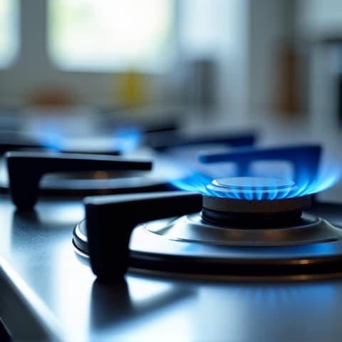 Emergency Stove Repair in West Sacramento. Technician fixing a gas stove burner, ensuring kitchen safety and functionality.