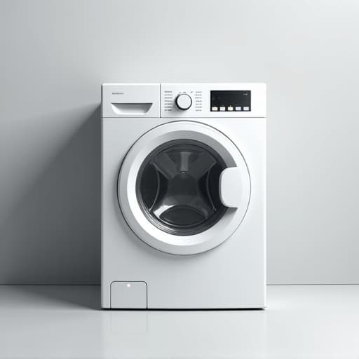 LG or Maytag washer repair specialist closely inspecting a laundry unit during service in a West Sacramento home, emphasizing expertise and attention to detail