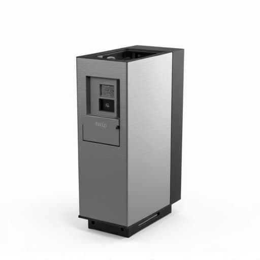 technician inspecting luxury wine cooler