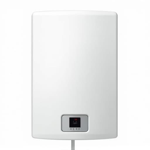 Orangevale water heater technician performing repair on tankless unit in kitchen