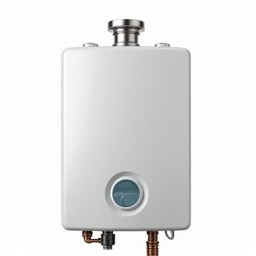 Technician repairing water heater in a Rancho Cordova house