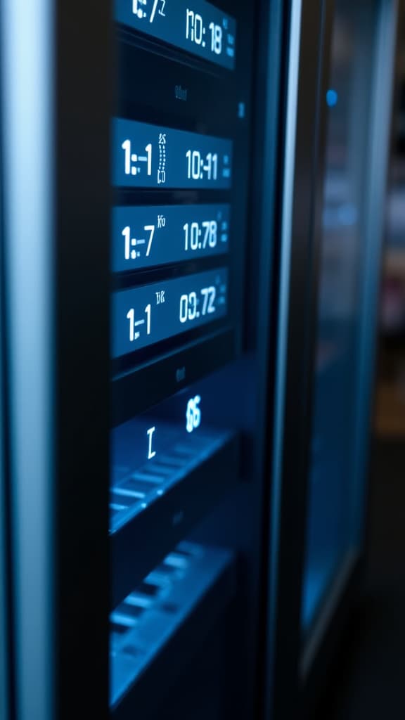 luxury wine cooler repair expert inspecting controls