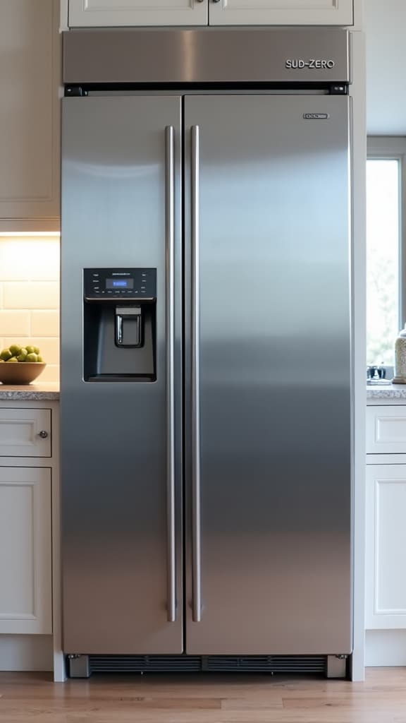 sub zero refrigerator repair technician diagnosing luxury appliance sacramento