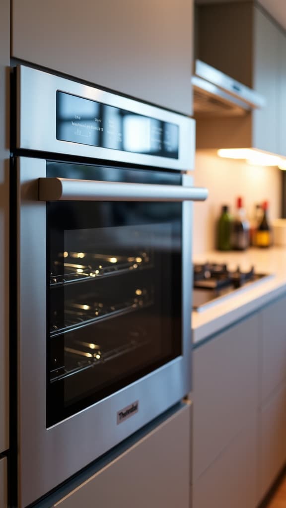 luxury kitchen with Thermador appliances being serviced